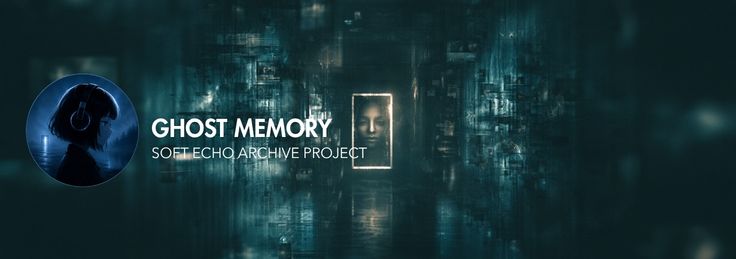 Ghost Memory by Wartonno Sound, Empty liminal corridor with distant glowing doorway, representing Ghost Memory by Wartonno Sound